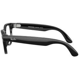Умные очки Ray-Ban Meta* Headliner Gen 2 Shiny Black, Фотохромные линзы Clear to Sapphire Transitions (RW4013), размер M